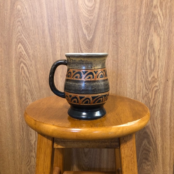 Mid Century Japan Hand Painted Pottery Mug - Picture 1 of 4